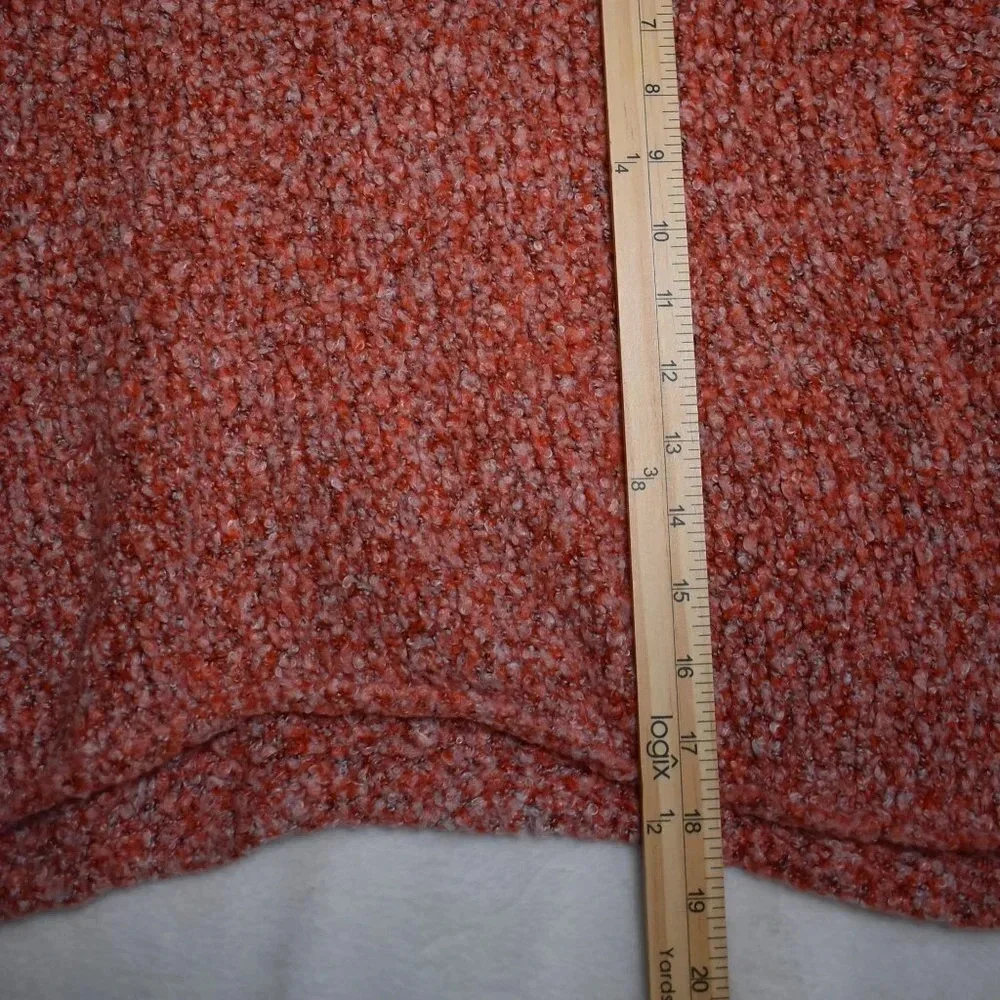 Free People Sweater Cowl Neck Sz XS Crop Slouchy Oversized Boho 70s Retro